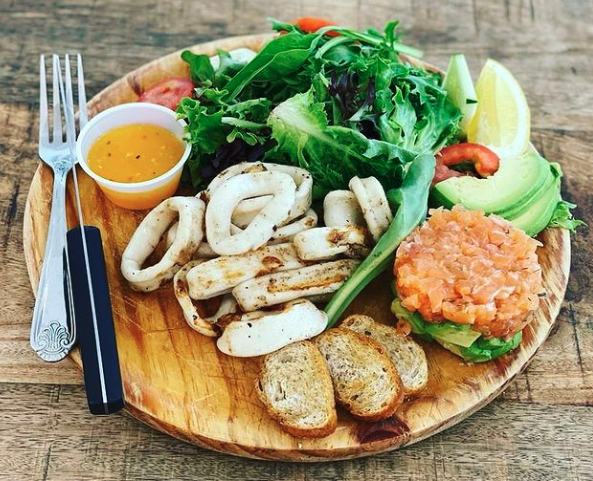 Salade de calamars Golden Hog au gril.png